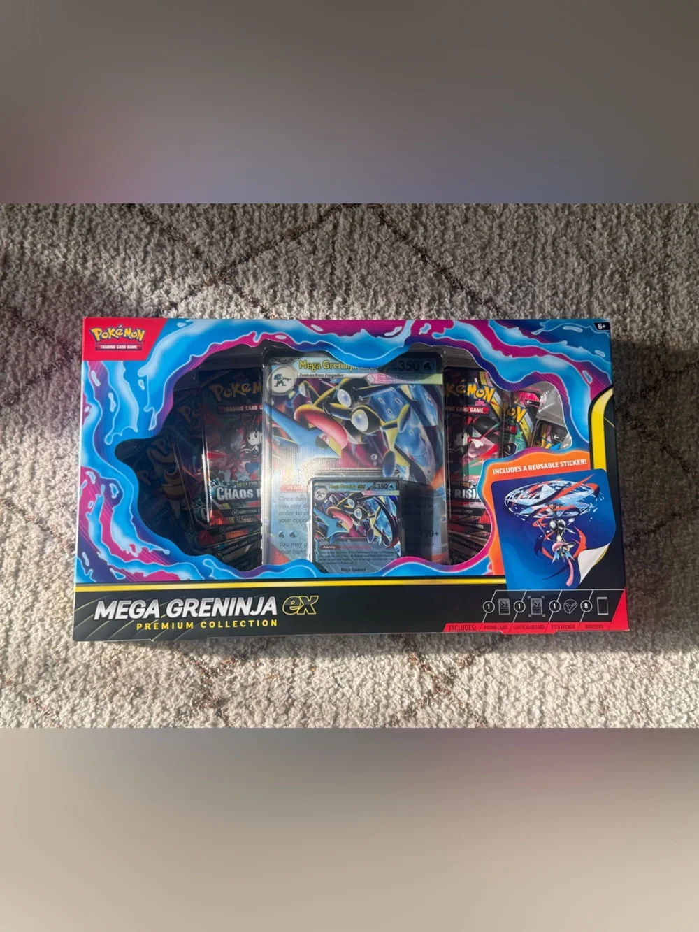 Pokemon TCG Mega Greninja ex Premium Collection Factory Sealed Mega Evolution